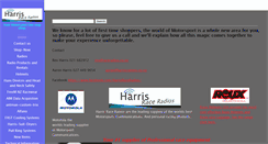 Desktop Screenshot of harrisraceradios.com